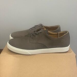 Nisolo Diego Everyday Sneaker Shoes Mens Grey Leather Casual Comfort NEW